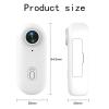4K Thumb Sports Camera,1080p/4K Waterproof Wearable Mini Sports Camera with 360 Rotating Magnetic Clip for Sports, Diving, Traveling, Cycling, Pets (White) view 2