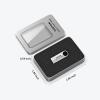 100-Pack Custom Logo USB Flash Drives for Music Studios & Photographers - 128MB to 128GB Metal USB 2.0 Memory Sticks in 4 Colors with Eco Packaging (64G,with Iron Box) view 2