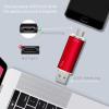 Bulk Custom OTG USB Flash Drives - Logo Engraved USB 2.0 Dual-Interface Drives for Android & PC, Corporate Branding Memory Sticks (8G,200PCS) view 4