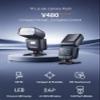 Godox V480 for Sony GODOX TTL Flash  GN50/1.7s Recycle/650 Flash Time/HSS/Smart Distance Readout/10 Level LED Modeling lamp/2.0 Touchscreen/2.4G Wireless System/TTL Camera Flash for Sony ZV-E10 etc. view 2