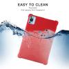 Case for ZIOVO Z128 Tablet 11 inch,Soft Silicone Protector Cover,Kids Friendly,Adjustable Stand Tablet Cover,4 Corners Thicken Shockproof,Red view 2