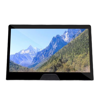 11.6 Inch Portable Screen, Second External Screen with Stand, 2.5K FHD Touchscreen, Built in 2 Speakers, 120HZ HD Multimedia and Reversible Type C Interface, for Laptop PC