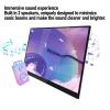 11.6 Inch Portable Screen, Second External Screen with Stand, 2.5K FHD Touchscreen, Built in 2 Speakers, 120HZ HD Multimedia and Reversible Type C Interface, for Laptop PC view 3