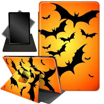 Case for 10.2" Kindle Scribe (2024/2022 Release),360 Degree Rotating Stand Smart Protective Cover Case for Kindle Scribe 10.2",Black Bat