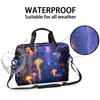 Adornori Jellyfish Laptop Bag for 14 15 15.6 Inch, Waterproof Laptop Sleeve Case Computer Cover Carrying Bag Travel Work Briefcase Shoulder Bags view 2