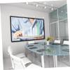 NUOBESTY Portable Projector Screen for Home Theater 100-inch Outdoor HD Polyester Projection Screen Easy Setup Grommets for Movies and Presentations view 4