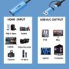 Portable 4K HDMI to USB-A/USB-C 3.0 Video Capture Card with 100W PD Fast Charging, Low Latency for Live Streaming,Gaming,and Recording (Compatible OBS, PC, Mac, PS5, Xbox, iPhone 15) Mac/Windows/Linux view 2