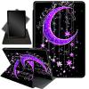 Case for 10.2" Kindle Scribe (2024/2022 Release),360 Degree Rotating Stand Smart Protective Cover Case for Kindle Scribe 10.2",Stars and Purple Moon view 1