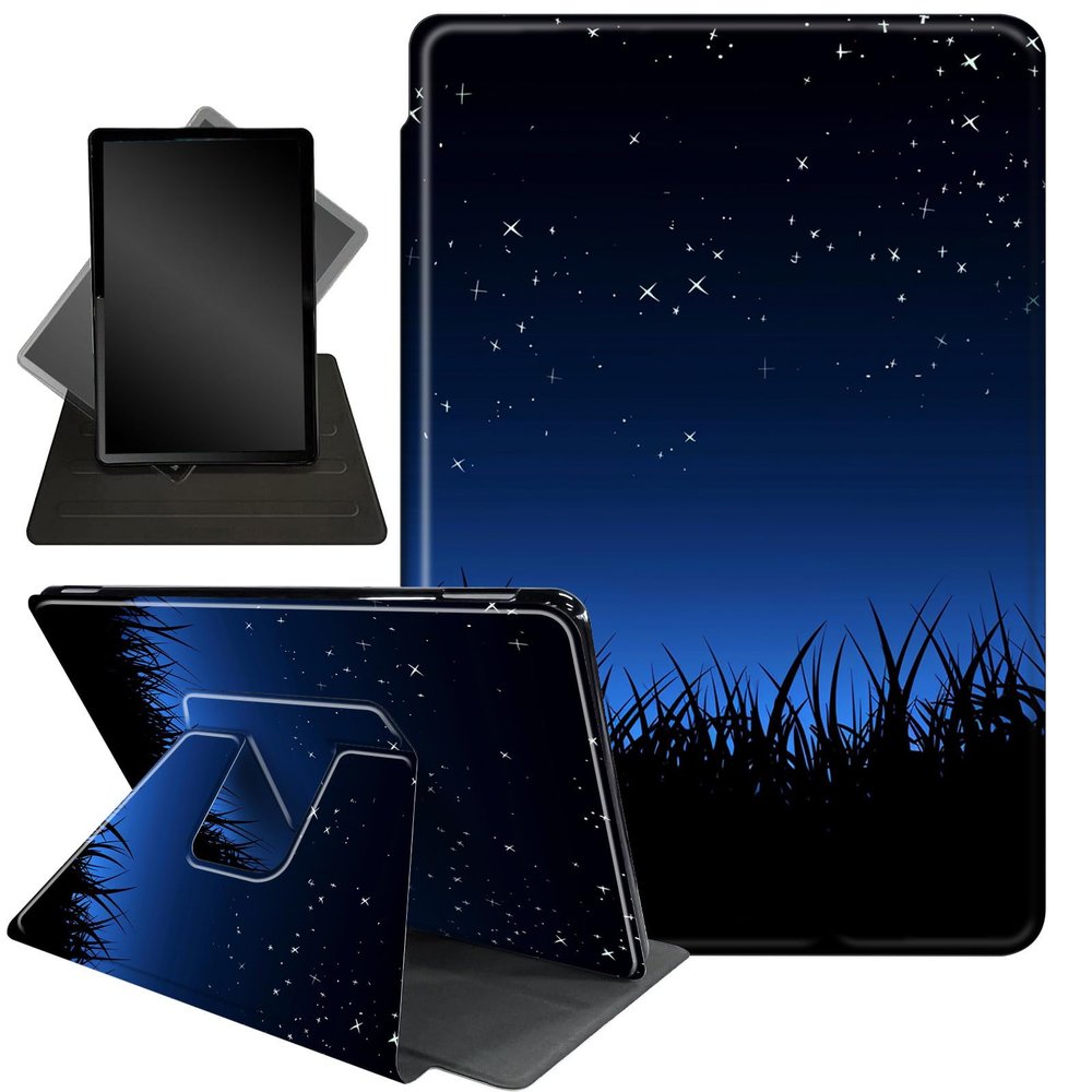 Case for 10.2" Kindle Scribe (2024/2022 Release),360 Degree Rotating Stand Smart Protective Cover Case for Kindle Scribe 10.2",Starry Night Forest