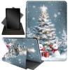Case for 10.2" Kindle Scribe (2024/2022 Release),360 Degree Rotating Stand Smart Protective Cover Case for Kindle Scribe 10.2",Rabbit and Christmas Tree view 1
