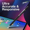 BoxWave Stylus Pen Compatible with Canon imageCLASS X MF1238 II - FineTouch Capacitive Stylus, Super Precise Stylus Pen - Jet Black view 3