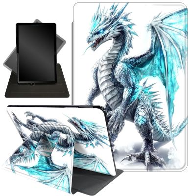 Case for 10.2" Kindle Scribe (2024/2022 Release),360 Degree Rotating Stand Smart Protective Cover Case for Kindle Scribe 10.2",Green Dragon