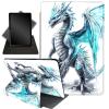Case for 10.2" Kindle Scribe (2024/2022 Release),360 Degree Rotating Stand Smart Protective Cover Case for Kindle Scribe 10.2",Green Dragon view 1