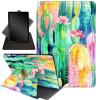 Case for 10.2" Kindle Scribe (2024/2022 Release),360 Degree Rotating Stand Smart Protective Cover Case for Kindle Scribe 10.2",Watercolor Cactus Floral view 1