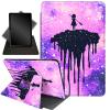 Case for Kindle 10th Generation 6" and Signature Edition 2019 Released,360 Degree Rotating Stand Smart Protective Cover Case for Kindle 10th Gen 2019,Purple Glitter Girl view 1