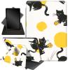Case for Kindle 10th Generation 6" and Signature Edition 2019 Released,360 Degree Rotating Stand Smart Protective Cover Case for Kindle 10th Gen 2019,Cute Black Cat view 1