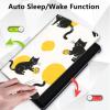 Case for Kindle 10th Generation 6" and Signature Edition 2019 Released,360 Degree Rotating Stand Smart Protective Cover Case for Kindle 10th Gen 2019,Cute Black Cat view 4