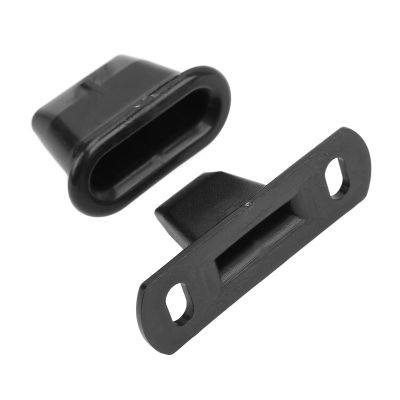 2pcs ABS Side Sliding Door Locator Set 904637, Replacement for Scudo 1995-2006, Door Locator Kit, Black