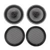 6.5in Vehicle Coaxial Speaker 60W, Aluminum Concave, Surround Rubber, Suspension, Mounting Diameter 140mm view 1
