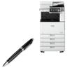 BoxWave Stylus Pen Compatible with Canon imageRUNNER Advance DX C3935i - EverTouch Meritus Capacitive Styra, Capacitive Stylus with Rollerball Pen - Jet Black view 1