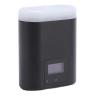 Camera Flash Hot Shoe Mount Rechargeable Portable Flash for GR3 ZV1 Photography (Black) view 4
