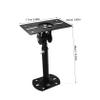 Homoyoyo Heavy Duty Adjustable Wall Mounted Speaker Bracket Compatibility for Ceilings Walls Setups Stylish Design for Home Theater and Surround Sound Speakers view 2