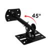 Homoyoyo Heavy Duty Adjustable Wall Mounted Speaker Bracket Compatibility for Ceilings Walls Setups Stylish Design for Home Theater and Surround Sound Speakers view 3