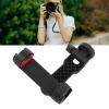 Akozon Phone Tripod Mount Sturdy ABS Holder for Video Streaming Photography Works with Most Tripods, Selfie Sticks, and More view 2