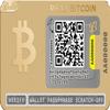 Ballet REAL Bitcoin Cold Storage Wallet Card, 24K Gold-Plated Stainless Steel, No Electronics, No Seed Phrase, No PIN/Password, Easy Setup with iOS/Android App, Offline Crypto Storage, Gift-Ready view 1