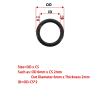 LIUDONGX CS1 CS2 CS2.5 CS3 CS4 Black Silicone O-Ring Washers Sealing Rings for Food Use Waterproof Silicone O-Rings Gasket VMQ (OD 38 mm (30 Pcs), 4 mm) view 2