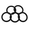 LIUDONGX CS1 CS2 CS2.5 CS3 CS4 Black Silicone O-Ring Washers Sealing Rings for Food Use Waterproof Silicone O-Rings Gasket VMQ (OD 38 mm (30 Pcs), 4 mm) view 3