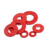 M2 M2.5 M3 M4 M5 M6 M8 Red Paper Steel Washer Gasket Set Electrical Electronic Insulation Red Paper Flat Gasket Round Mat Kit view 2