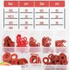 M2 M2.5 M3 M4 M5 M6 M8 Red Paper Steel Washer Gasket Set Electrical Electronic Insulation Red Paper Flat Gasket Round Mat Kit view 3