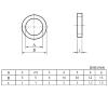M2 M2.5 M3 M4 M5 M6 M8 Red Paper Steel Washer Gasket Set Electrical Electronic Insulation Red Paper Flat Gasket Round Mat Kit view 4