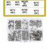 LIUDONGX M2 M3 M4 M5 M6 Hex Socket Bolt Set 304 Stainless Steel Flat Head Machine Screw Metric Thread Countersunk Hex Assortment Kit(M3 M4 M5) view 3