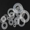 M2 M3 M4 M5 M6 M6.5 M8 Nylon Gasket Insulating Wear-Resistant Flat Washer White Round Plastic Hard Plastic Ultra-Thin Gasket(M4x7x0.5mm(100pcs)) view 1