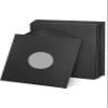 100 PCS 12in Black Paper & Poly Lined Record Inner Sleeves for LP Vinyl Records, 110gsm Paper 33 RPM Record Sleeves, Anti Static Record Storage Album Covers LP Vinyl Jacket Covers view 1