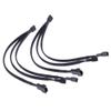 FWSYIVV KUNSR 4 pin PWM Fan Cable 1 to 3 Ways 1/2/5pcs Splitter Black Sleeved 26cm Length Extension Cable Connector(1pcs) view 3