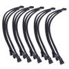 FWSYIVV KUNSR 4 pin PWM Fan Cable 1 to 3 Ways 1/2/5pcs Splitter Black Sleeved 26cm Length Extension Cable Connector(1pcs) view 4