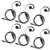 6-Pack Wired CLP-e Earpiece Headset with C Swivel - Compatible with Motorola CLP1010e, CLP1080e Two-Way Radios - Ideal for Clear Communication & Hands-Free Use view 1