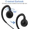 6-Pack Wired CLP-e Earpiece Headset with C Swivel - Compatible with Motorola CLP1010e, CLP1080e Two-Way Radios - Ideal for Clear Communication & Hands-Free Use view 4