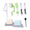 ARTSEWPLY 1set Gaps Cleaning Brush Tile Crevice and Window Track Cleaning Tools Ergonomic Design for Hard Reach Areas for Home and Office Use view 1