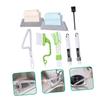 ARTSEWPLY 1set Gaps Cleaning Brush Tile Crevice and Window Track Cleaning Tools Ergonomic Design for Hard Reach Areas for Home and Office Use view 3