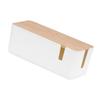 Angoily Box Lid Wire Storage Organizer for Cords and Chargers Design for Home Office Use view 1