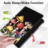 Case for 6.8" Kindle Paperwhite 11th Gen 2021,360 Degree Rotating Stand Smart Protective Cover Case for Kindle Paperwhite 2021 E-Reader,Colorful Mushroom view 4