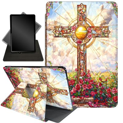 Case for 6" Kindle Paperwhite (10th Generation, 2018 Release),360 Degree Rotating Stand Smart Protective Cover Case for Kindle Paperwhite 4 10th Gen,Red Rose Flower