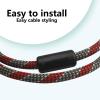 JIAXUE Aluminum Alloy HiFi Sound Cable Rings Antielectronic Interferences for Power Cord Speakers Wire with Direction Indication view 2