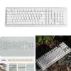 104 Key Blanked White Keycaps Set XDA Height Not Lettering Fits Most Mechanical Keyboards Minimalistic Blanked Keycaps view 2