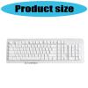 104 Key Blanked White Keycaps Set XDA Height Not Lettering Fits Most Mechanical Keyboards Minimalistic Blanked Keycaps view 3