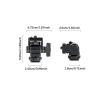 BaotyJie Camera Monitor Mount with Cold Shoe, 180 Adjustable, 1/4" Screw view 4
